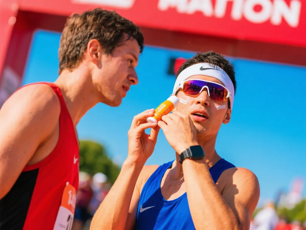 烈日下的奔跑，别让阳光偷走你的马拉松激情